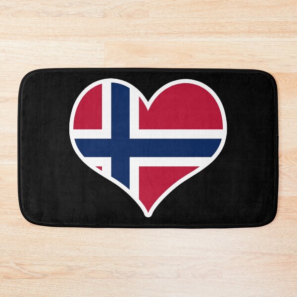 Item preview, Norway Flag Heart designed and sold by PKHalford.