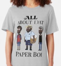 All About My Man Dat Paper Boi (Group) Slim Fit T-Shirt
