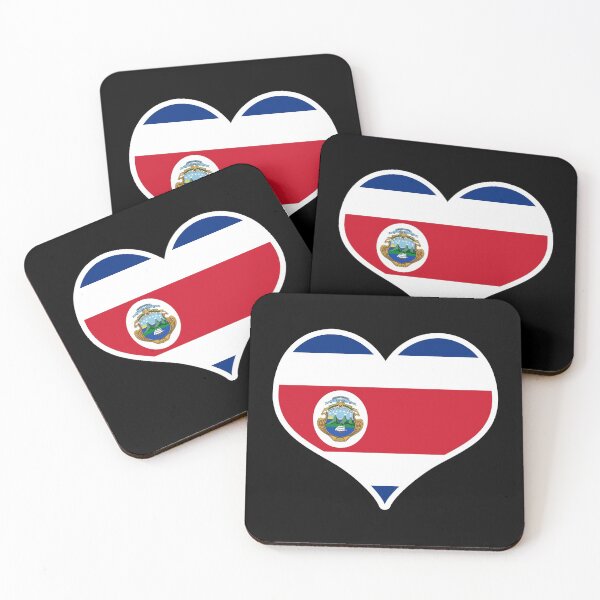 Item preview, Costa Rica Flag Heart designed and sold by PKHalford.