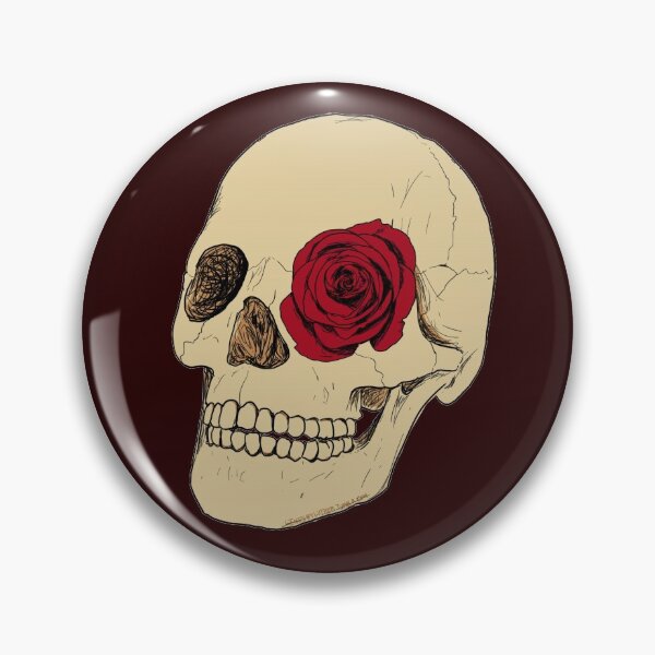 Item preview, Skull with Rose in Eye designed and sold by LutherOfNttngHm.