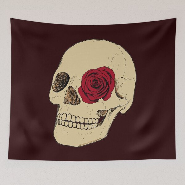 Item preview, Skull with Rose in Eye designed and sold by LutherOfNttngHm.