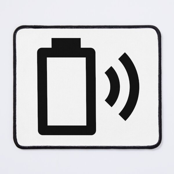 Item preview, MDI battery-charging-wireless-outline designed and sold by GnarlyFurtardo.