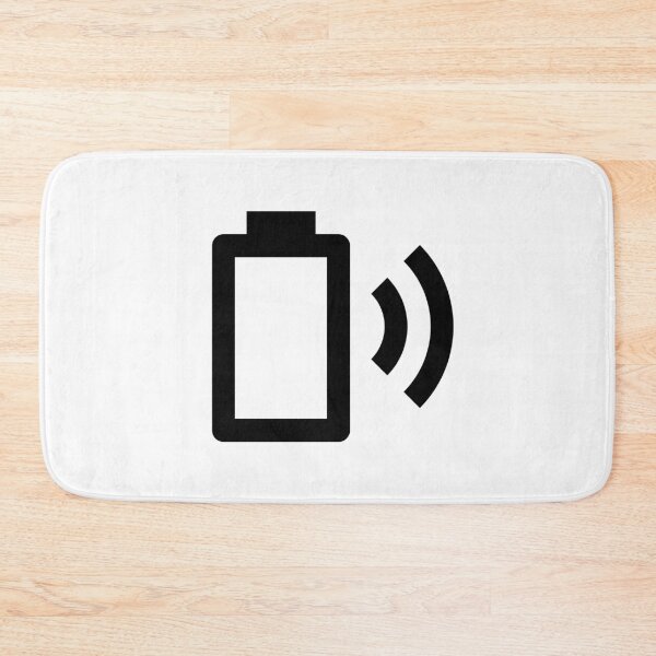Item preview, MDI battery-charging-wireless-outline designed and sold by GnarlyFurtardo.