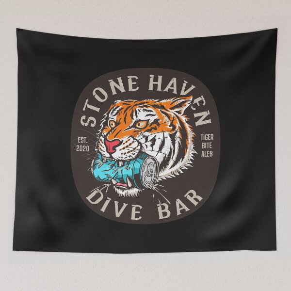 Item preview, Stone Haven Dive Bar designed and sold by trampimages.