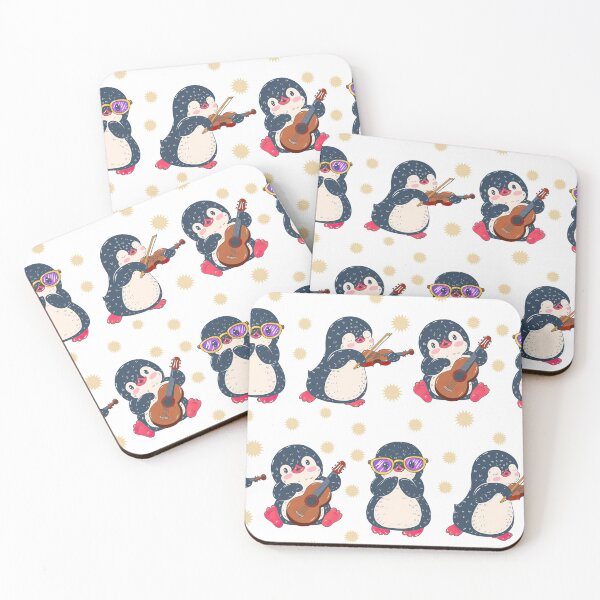Item preview, Penguins Playing Music  designed and sold by LucianaShop.