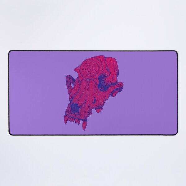 Item preview, Purple dog skull designed and sold by Taylor Yeager.