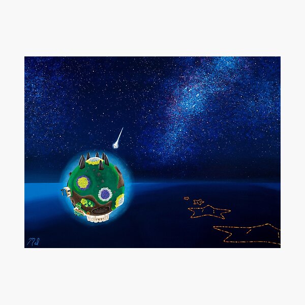 Vista previa del artículo con la obra «Gateway Galaxy», diseñado y vendido por MalMakes.