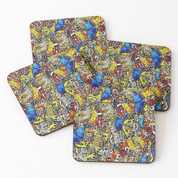Item preview, Butterflies abstract art designed and sold by artdragongift 15.