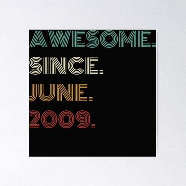 Item preview, Birthday Awesome Since June 2009 12 Year Old Boys Girls designed and sold by RyanThomas524.
