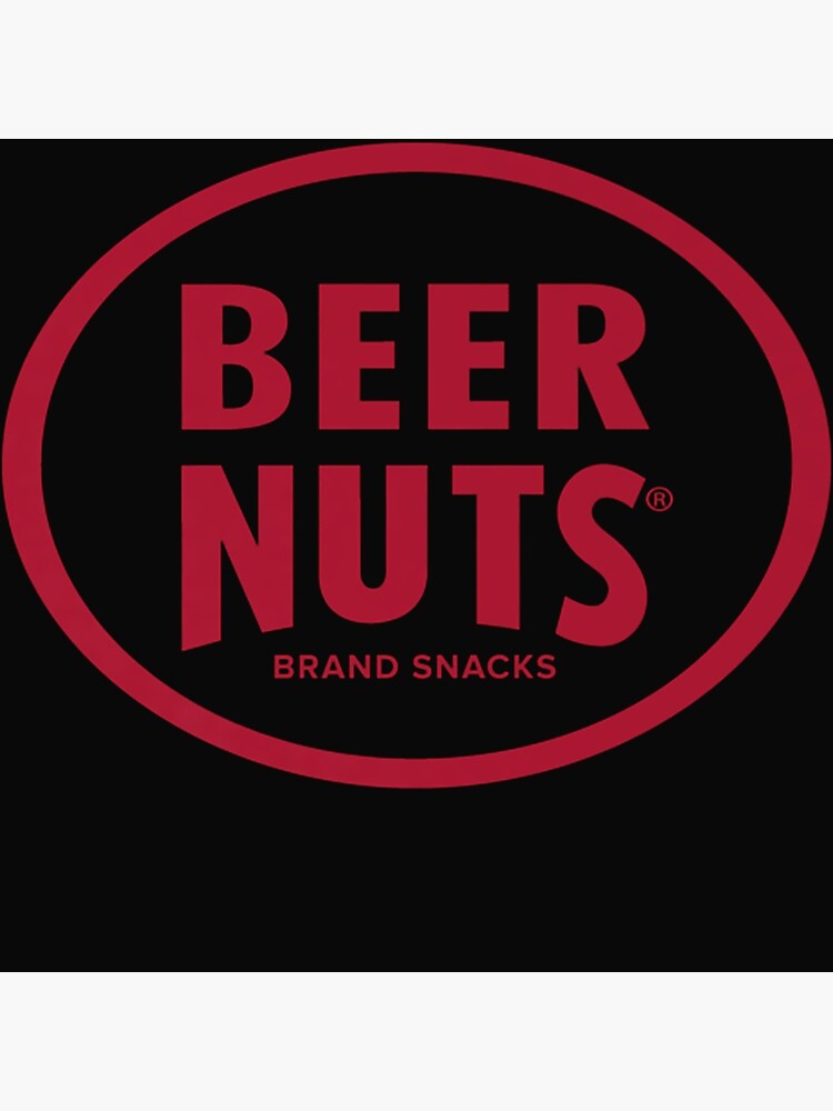 "BEER NUTS Classic Red Logo " Poster for Sale by CruzJane Redbubble
