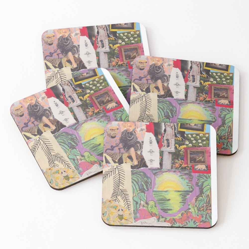 Item preview, Coasters (Set of 4) designed and sold by monkfish-.