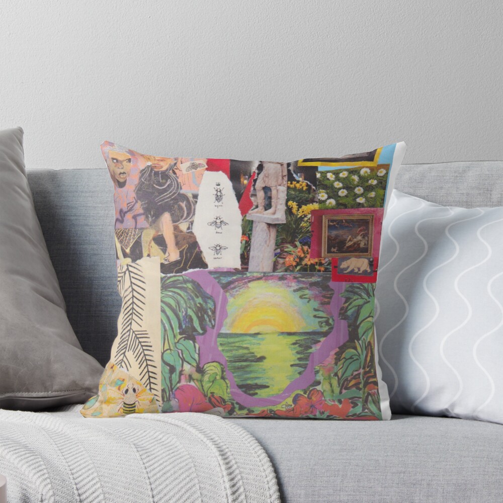 Item preview, Throw Pillow designed and sold by monkfish-.
