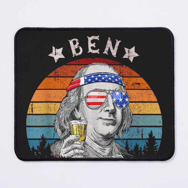 Item preview, Ben Drankin Beer 4th of July Funny Patriotic USA designed and sold by CruzJane.