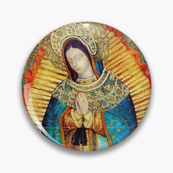 Item preview, Our Lady of Guadalupe Mexican Virgin Mary Aztec Mexico designed and sold by hispanicworld.