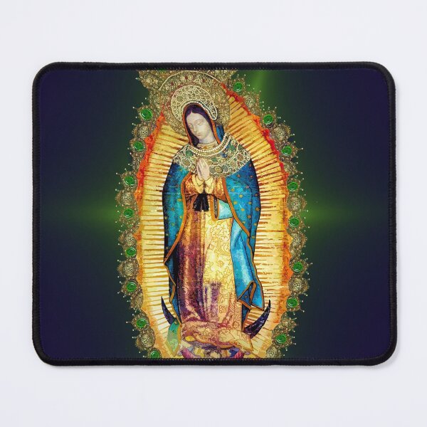Item preview, Our Lady of Guadalupe Mexican Virgin Mary Aztec Mexico designed and sold by hispanicworld.