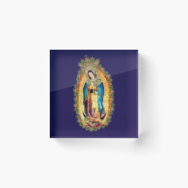 Item preview, Our Lady of Guadalupe Mexican Virgin Mary Aztec Mexico designed and sold by hispanicworld.