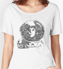 Ellen Ripley Pencil Portrait (Graphic T-shirt) Women's Relaxed Fit T-Shirt
