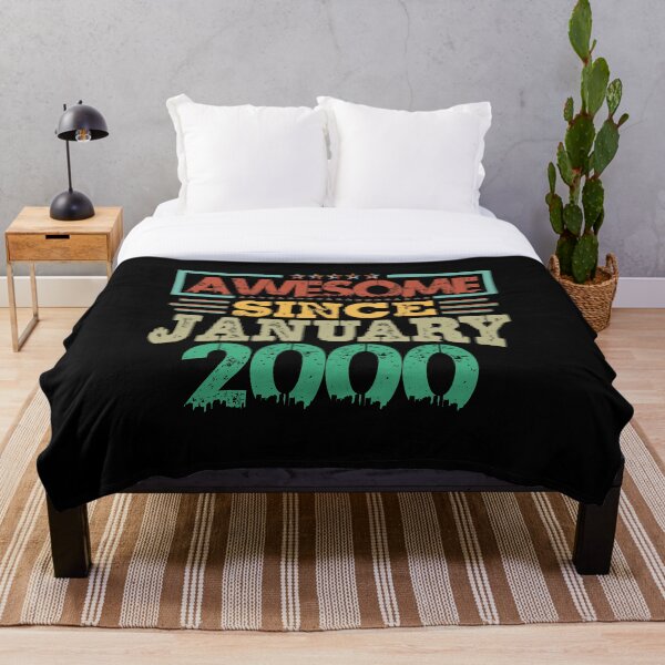 Item preview, Awesome Since January 2000 Vintage Birthday designed and sold by EmonShops.