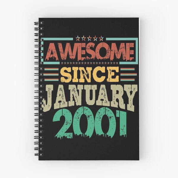 Item preview, Awesome Since January 2001 Vintage Birthday designed and sold by EmonShops.