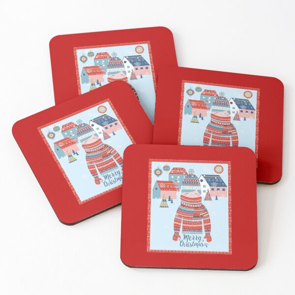 Item preview, Scandi Girl Merry Christmas designed and sold by moosemtndesign.