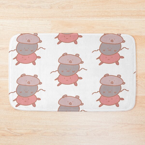 Item preview, Hand Drawn Illustrated Illustration Of 3 Cute Round Pastel Coloured Blob Creatures Design designed and sold by SimpliChic.