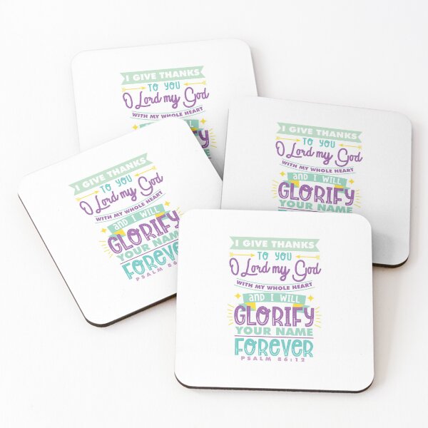 Item preview, Psalm 86:12 Give Thanks Bible Verse designed and sold by garmentoffaith.