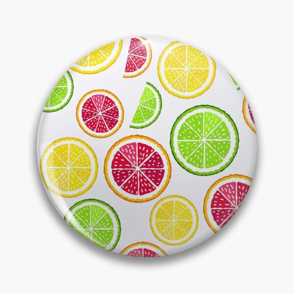 Item preview, lemon, lime, and grapefruit pattern designed and sold by AlieshaBate.