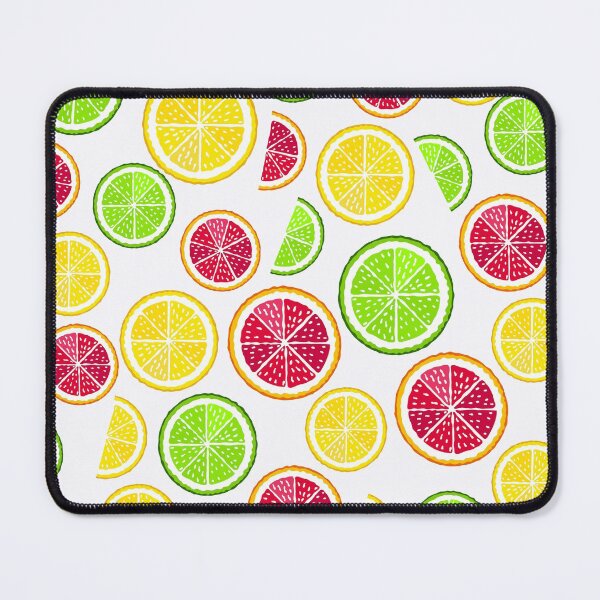 Item preview, lemon, lime, and grapefruit pattern designed and sold by AlieshaBate.