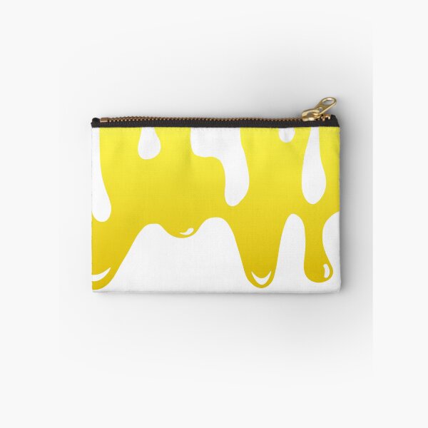 Item preview, Yellow Dripping Paint Art Print I designed and sold by lineartdesigns.