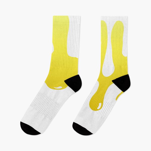 Item preview, Yellow Dripping Paint Art Print I designed and sold by lineartdesigns.