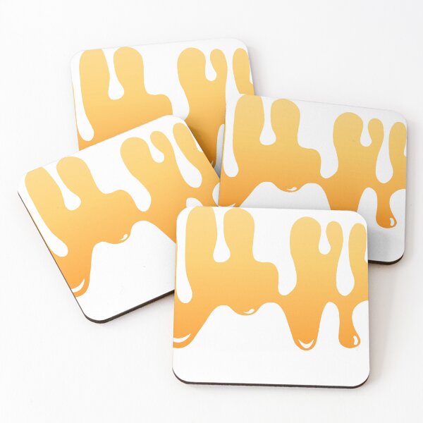 Item preview, Orange Dripping Paint Art Print I designed and sold by lineartdesigns.