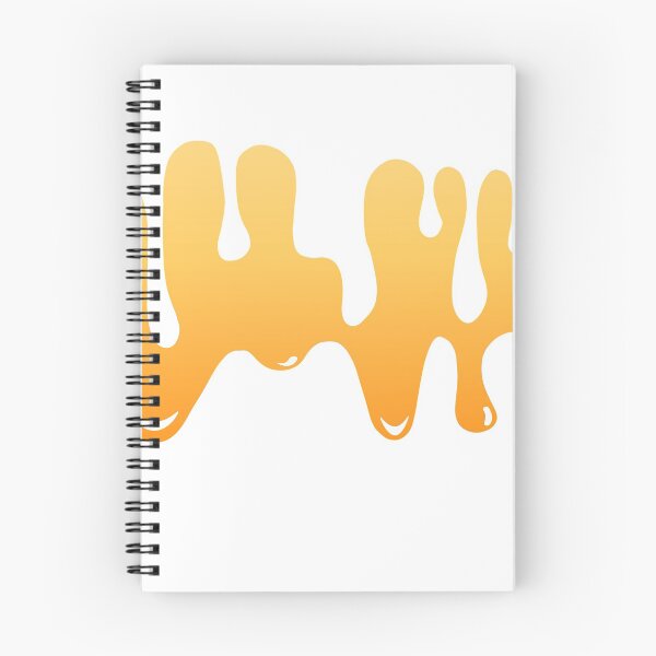 Item preview, Orange Dripping Paint Art Print I designed and sold by lineartdesigns.