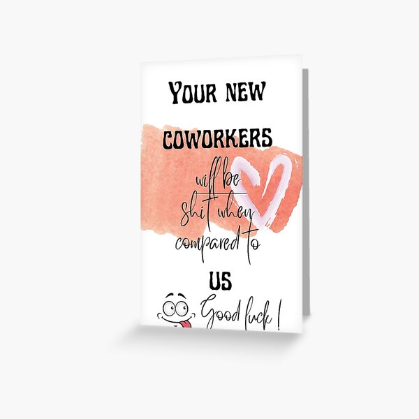 Funny Goodbye Card, Goodbye Card, Going Away Aard, Farewell Cards For  Coworkers, New Job Card, Goodbye Gifts For Coworkers, Farewell Gifts For  Coworkers, Going Away Gift For Coworker Leaving Gifts For Women
