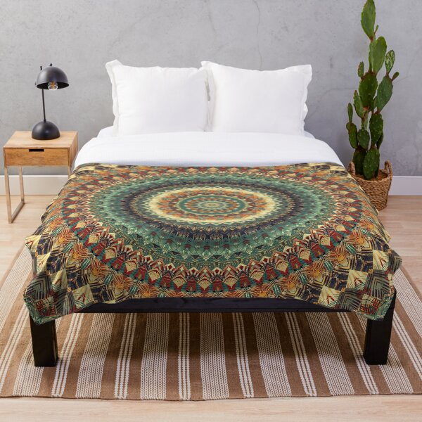 Mandala 163 Throw Blanket