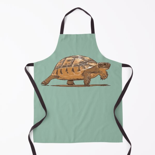 Item preview, Cartoon Portrait Of Wild Baby Tortoise Plodding designed and sold by taiche.