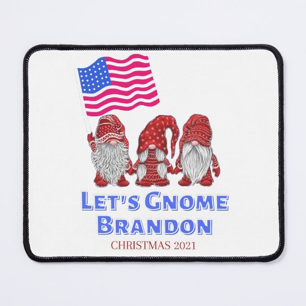 Item preview, Let's Gnome Brandon - Christmas 2021 - Lets Go Brandon - Funny Christmas Gnome USA Flag by Boo-da-chay designed and sold by Boo-da-chay.