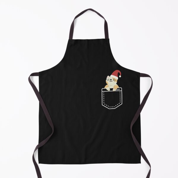 Item preview, Christmas cat in pocket T-shirts designed and sold by SHDigitalArt.