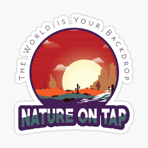 Nature On Tap™ Logo Sticker