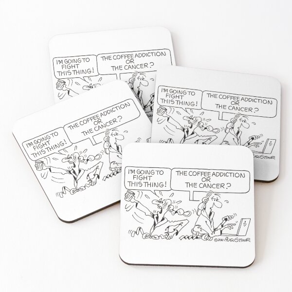 Item preview, ..coffee addiction or cancer? designed and sold by Geoff Augustine.