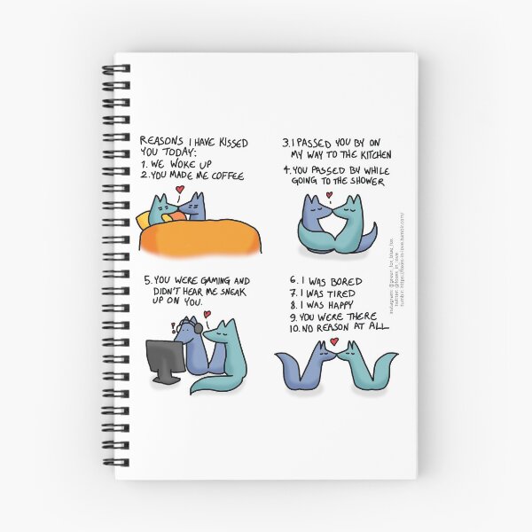 Item preview, Reasons for a kiss designed and sold by Foxes-in-Love.