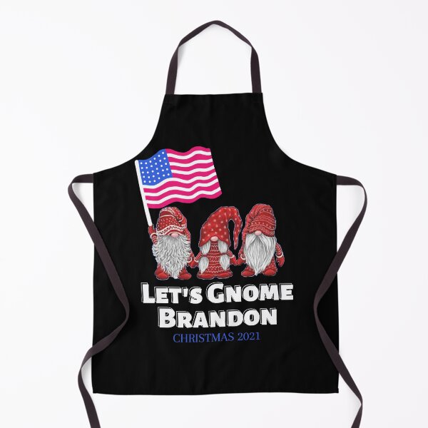 Item preview, Let's Gnome Brandon (white) - Christmas 2021 - Lets Go Brandon - Funny Christmas Gnome USA Flag by Boo-da-chay designed and sold by Boo-da-chay.