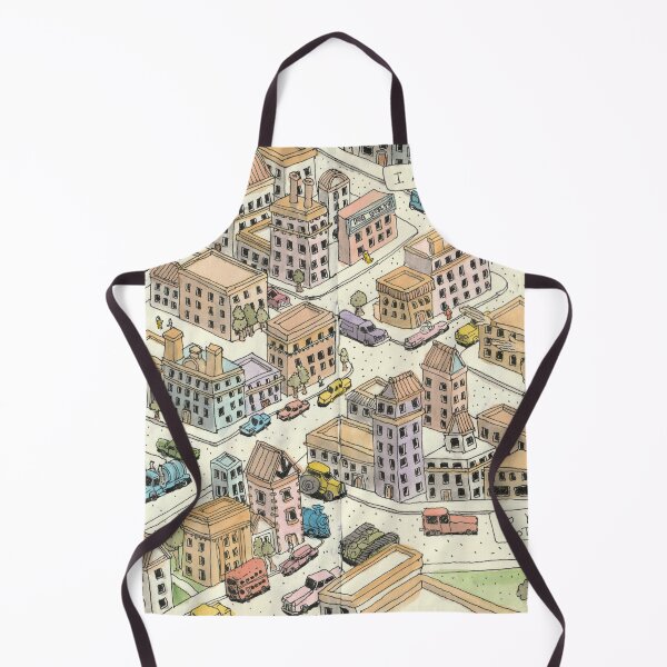 Item preview, City center isometric illustration art designed and sold by nickjones81.