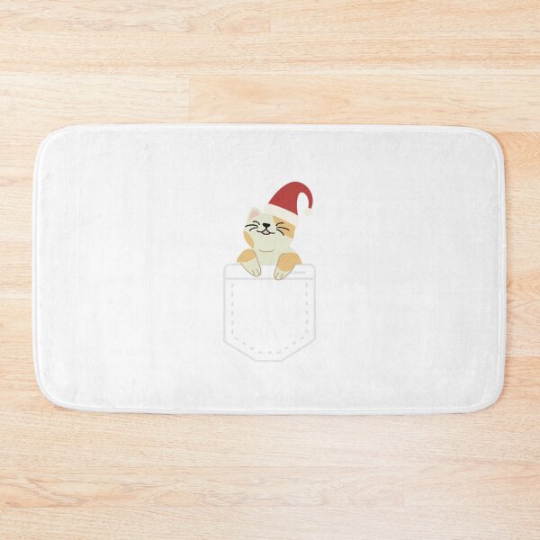 Item preview, Christmas cat in pocket T-shirts designed and sold by SHDigitalArt.
