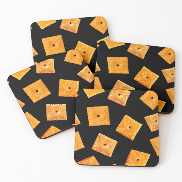 Item preview, Orange Square Snacks - Black  designed and sold by Alexia Faye.
