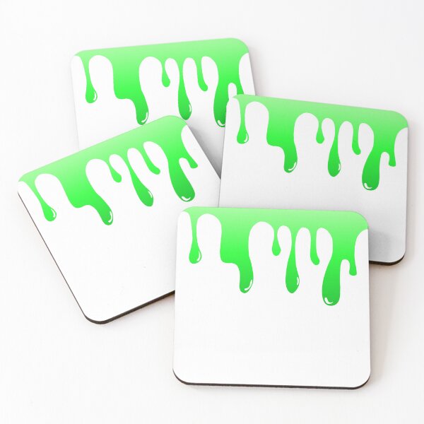 Item preview, Green Dripping Paint Art Print II designed and sold by lineartdesigns.