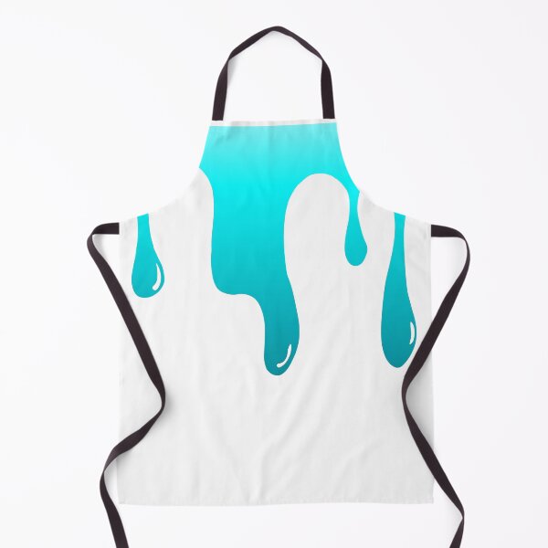 Item preview, Blue Dripping Paint Art Print II designed and sold by lineartdesigns.