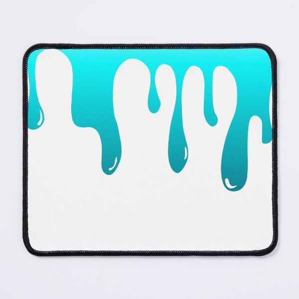 Item preview, Blue Dripping Paint Art Print II designed and sold by lineartdesigns.