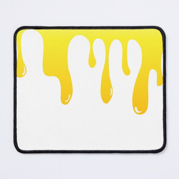 Item preview, Yellow Dripping Paint Art Print II designed and sold by lineartdesigns.