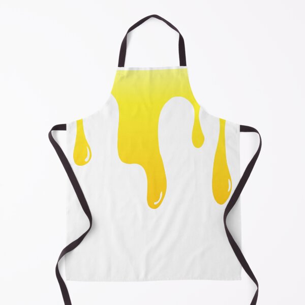 Item preview, Yellow Dripping Paint Art Print II designed and sold by lineartdesigns.