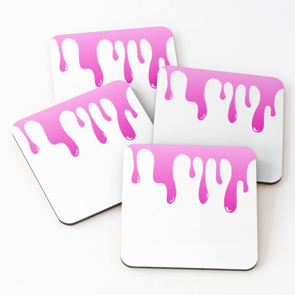 Item preview, Pink Dripping Paint Art Print II designed and sold by lineartdesigns.